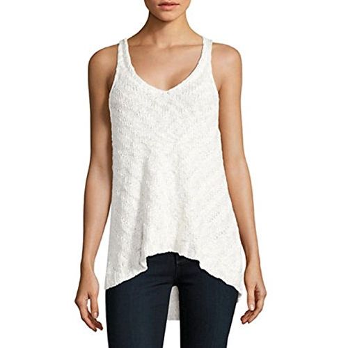 Free People Womens Chevron Tank Top Knit Sweater